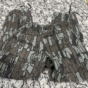 Military  Camouflage Rebark Cargo Pants  With Adjustable Waist Med